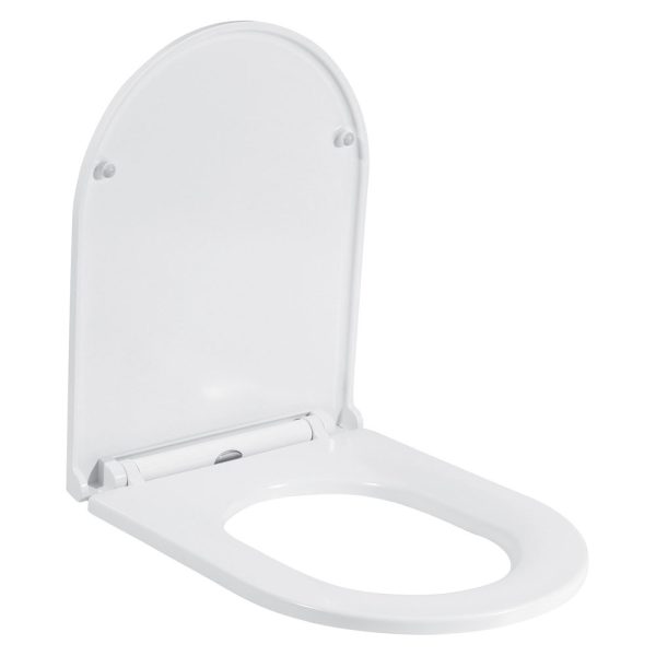 Fienza Koko Slim Toilet Seat, Gloss White UF5018