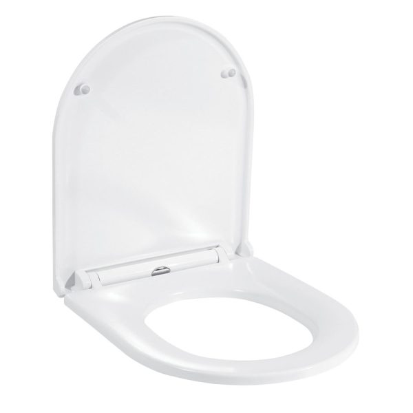 Fienza Slim Toilet Seat, Gloss White UF5019