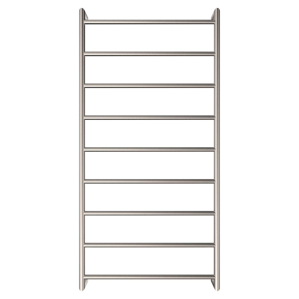 Kaya Heated Towel Rail, 600 x 1200mm, Brushed Nickel 82860120BN - Image 3