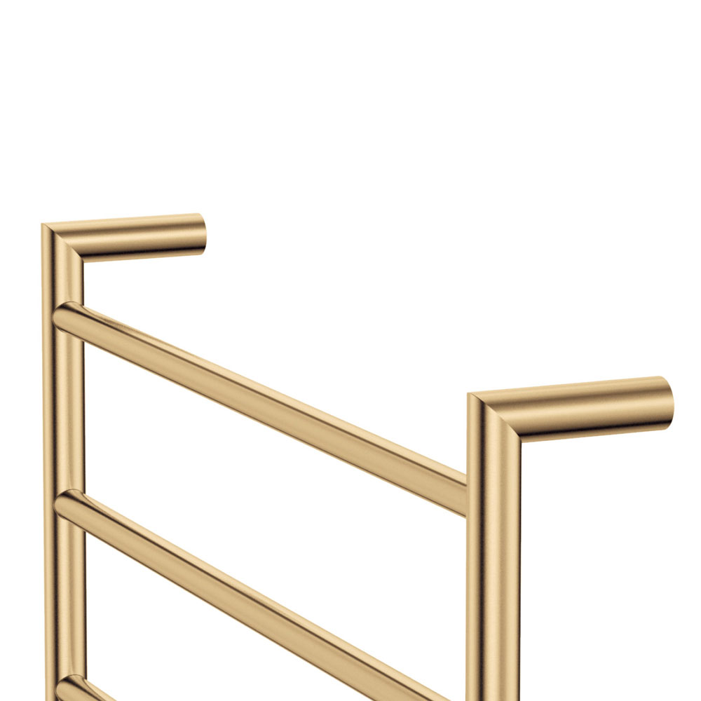 Kaya Heated Towel Rail, 600 x 450mm, Urban Brass 8286045UB - Image 2