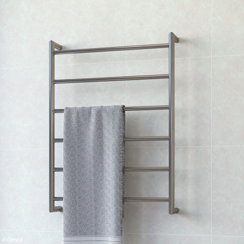 Kaya Heated Towel Rail, 600 x 800mm, Gun Metal 8286080GM - Image 3
