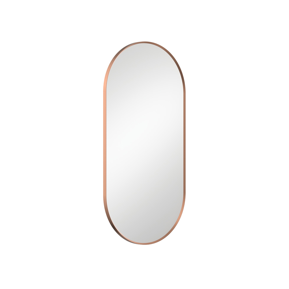 Empire Brushed Copper Framed Mirror, 450 x 900mm FMP4590CO - Image 2