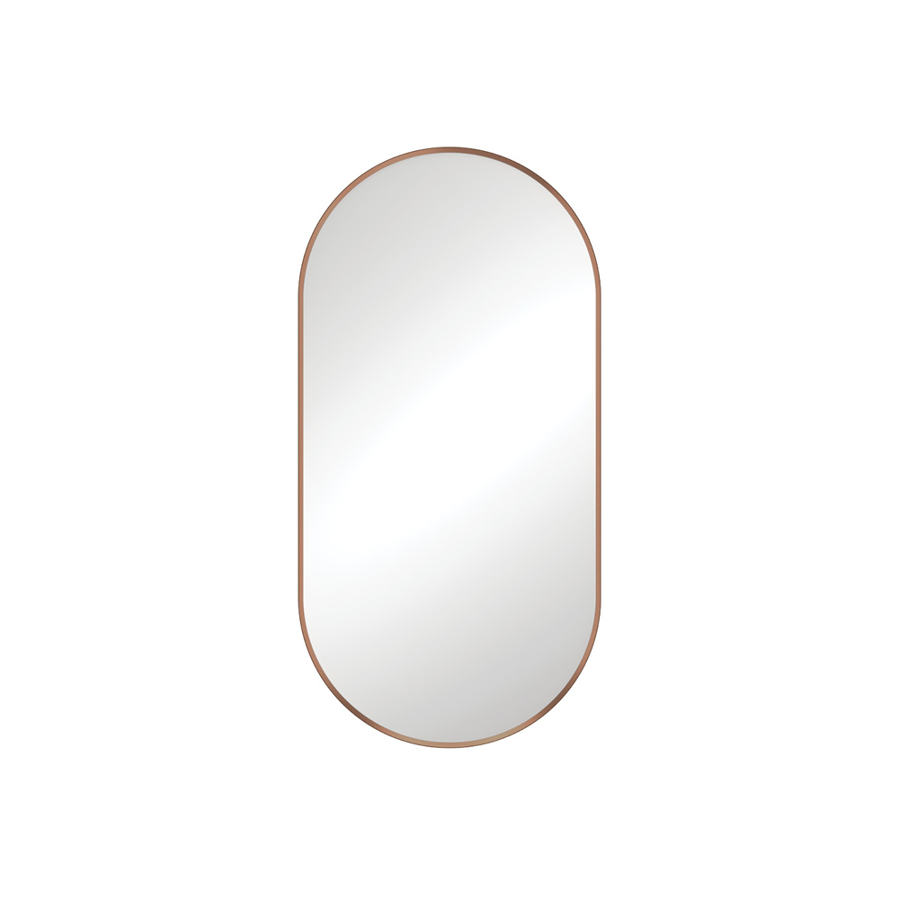 Empire Brushed Copper Framed Mirror, 450 x 900mm FMP4590CO