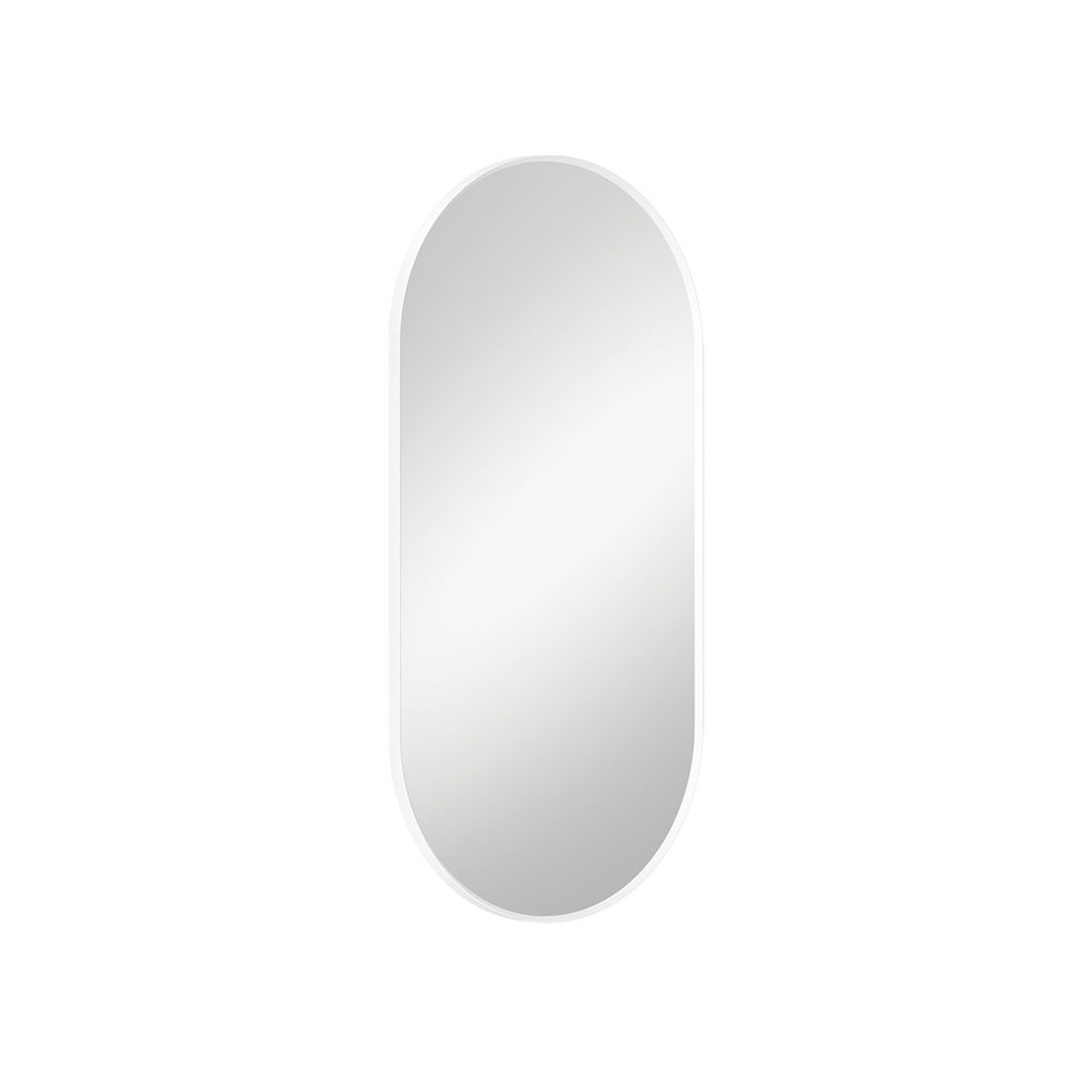 Empire Matte White Framed Mirror, 450 x 900mm FMP4590W - Image 2