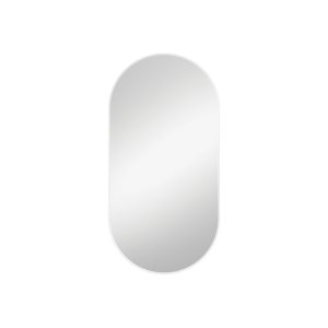 Empire Matte White Framed Mirror, 450 x 900mm FMP4590W