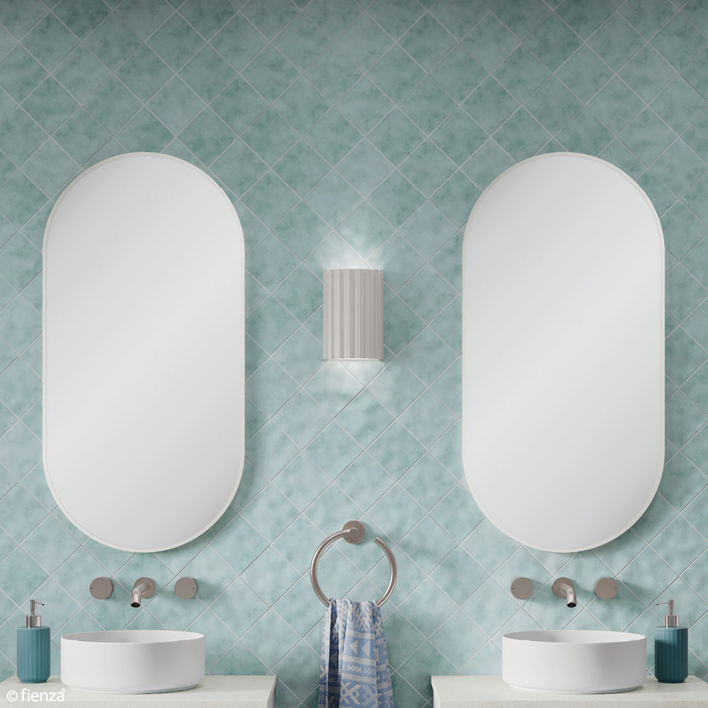 Empire Matte White Framed Mirror, 450 x 900mm FMP4590W - Image 3