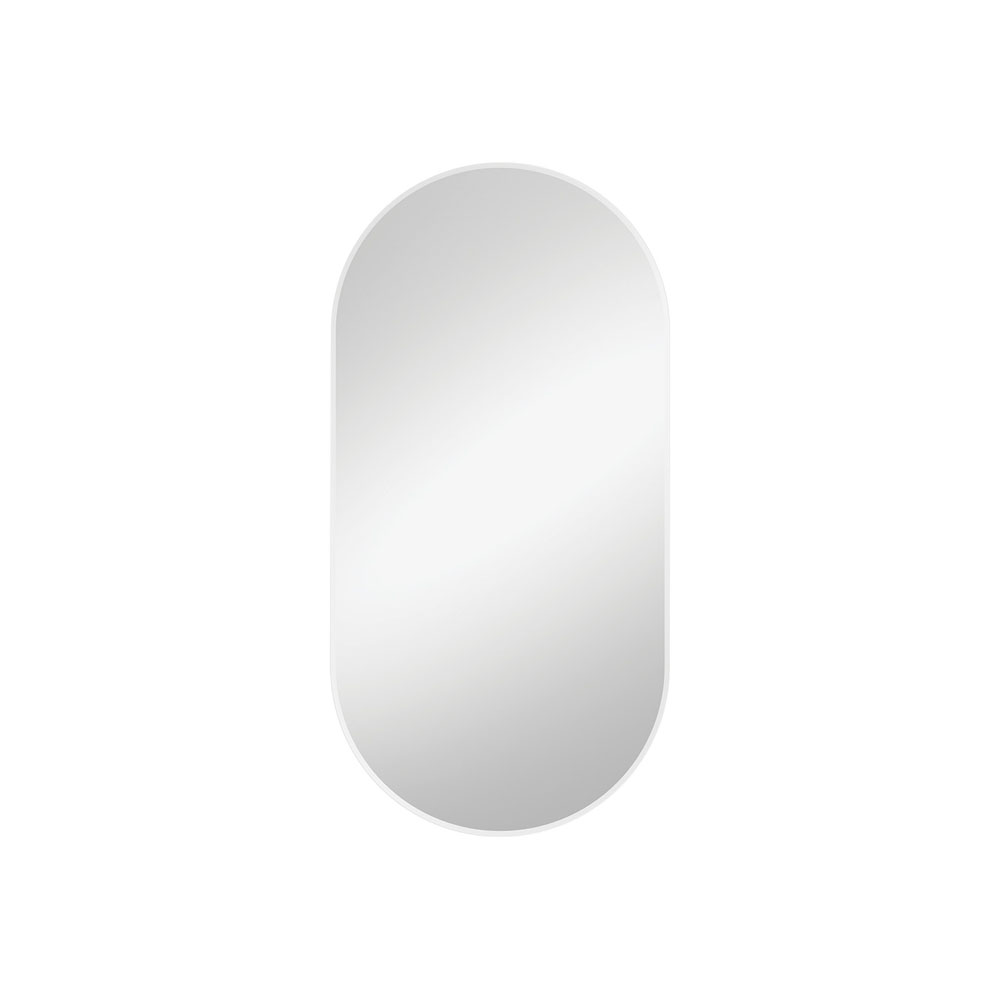 Empire Matte White Framed Mirror, 450 x 900mm FMP4590W