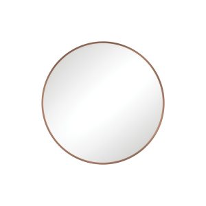 Reba Brushed Copper Framed Mirror, 600mm FMR60CO