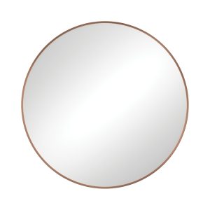 Reba Brushed Copper Framed Mirror, 800mm FMR80CO