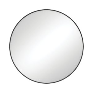 Reba Matte Black Framed Mirror, 800mm FMR80B