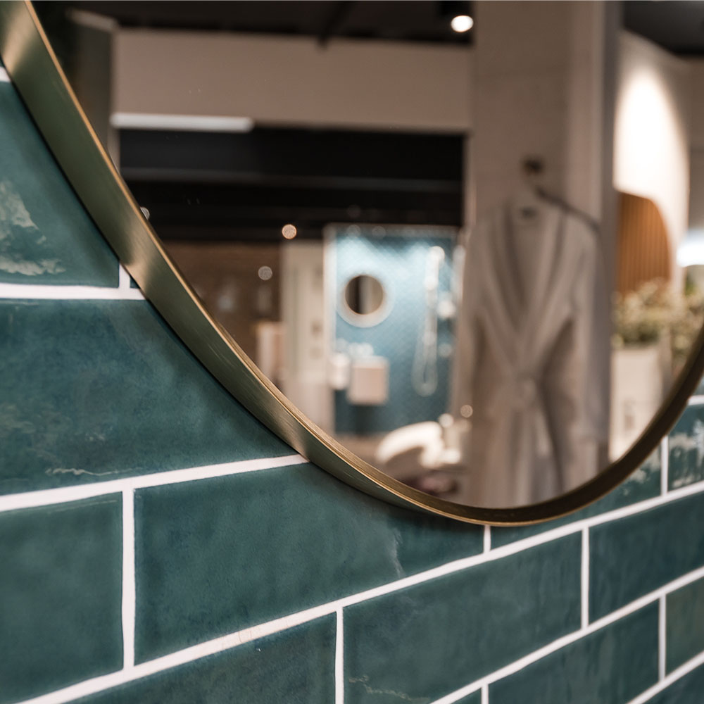 Reba Urban Brass Framed Mirror, 600mm FMR60UB - Image 5