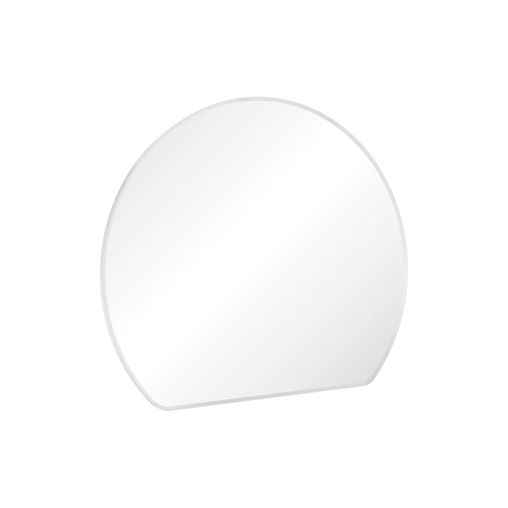 Sunrise Matte White Round Framed Mirror FMSR80W - Image 2