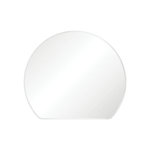 Sunrise Matte White Round Framed Mirror FMSR80W