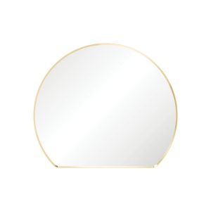 Sunrise Urban Brass Round Framed Mirror FMSR80UB