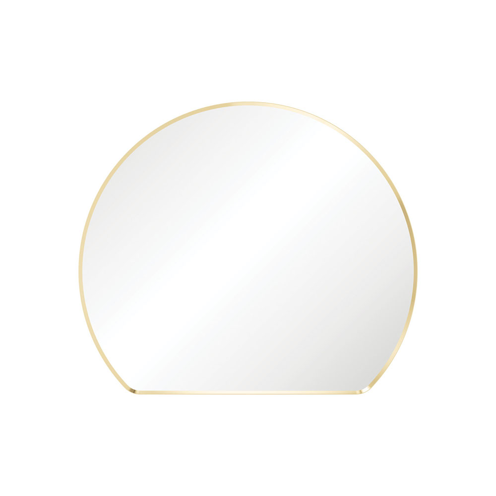 Sunrise Urban Brass Round Framed Mirror FMSR80UB