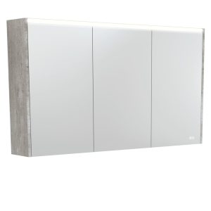 1200 LED Mirror Cabinet with Industrial Side Panels PSC1200X-LED