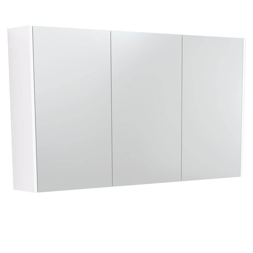 1200 Mirror Cabinet with Gloss White Side Panels PSC1200W