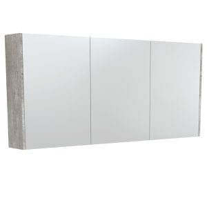 1500 Mirror Cabinet with Industrial Side Panels PSC1500X
