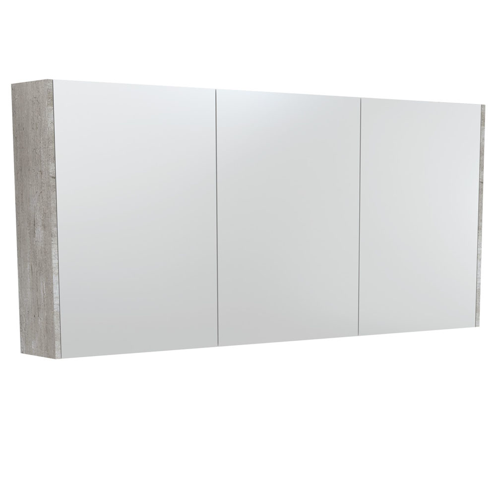 1500 Mirror Cabinet with Industrial Side Panels PSC1500X