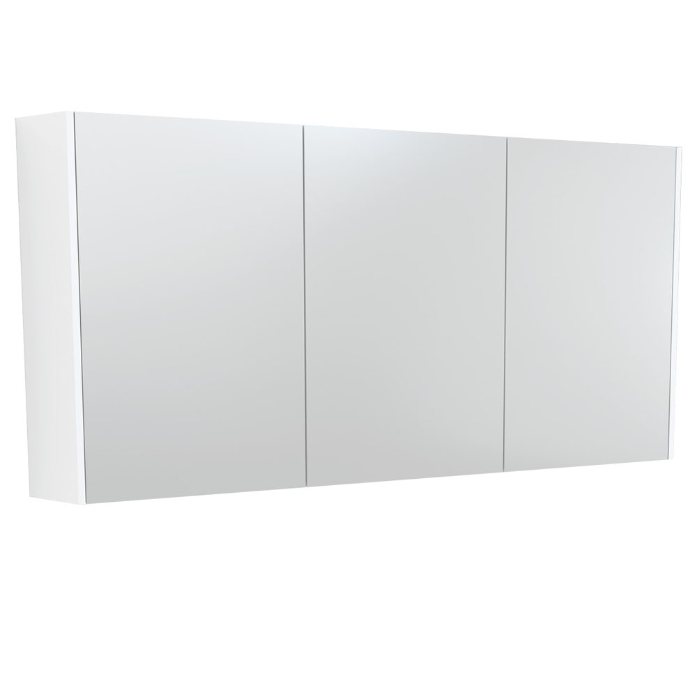 1500 Mirror Cabinet with Satin White Side Panels PSC1500MW