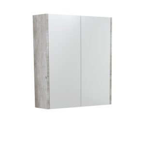 600 Mirror Cabinet with Industrial Side Panels PSC600X