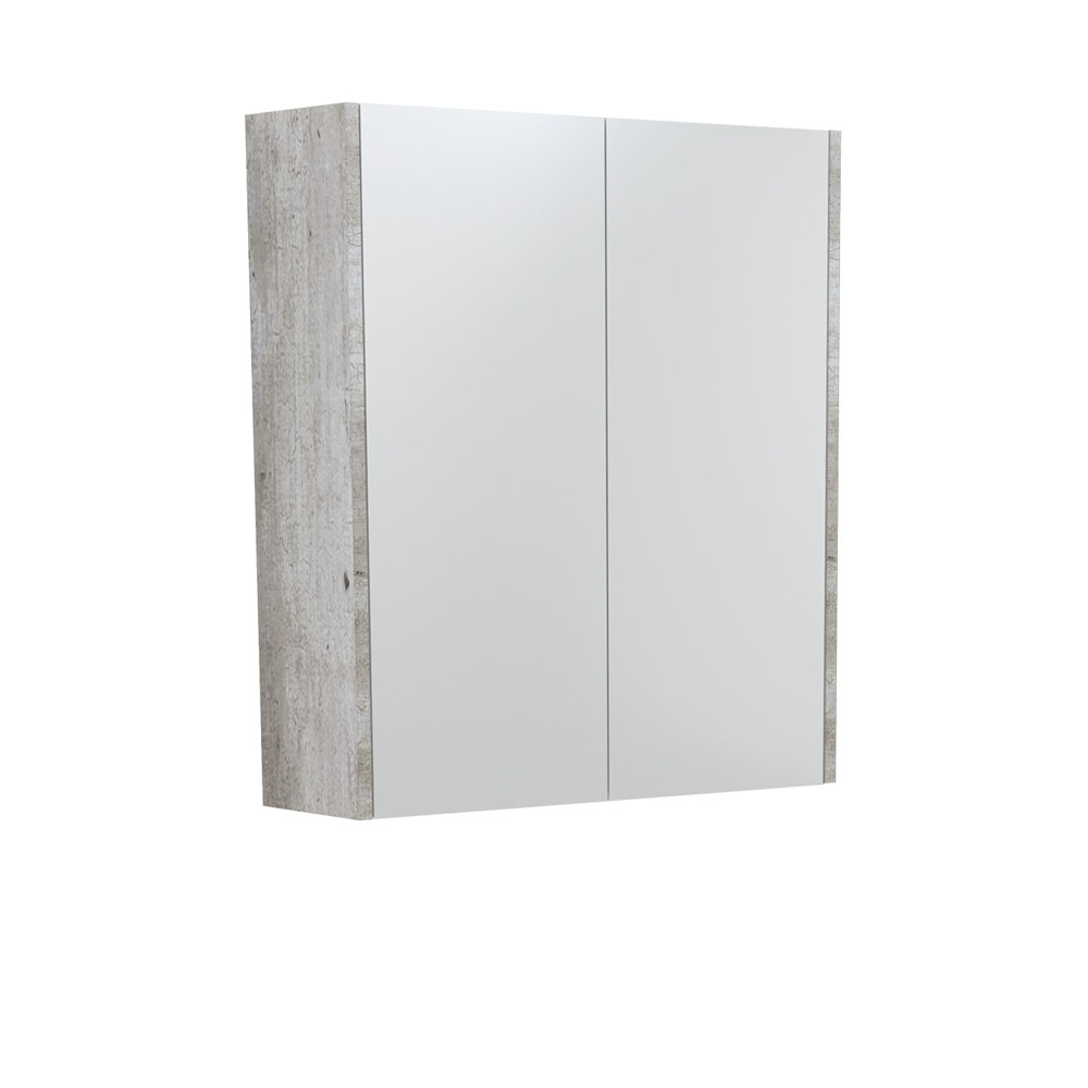600 Mirror Cabinet with Industrial Side Panels PSC600X