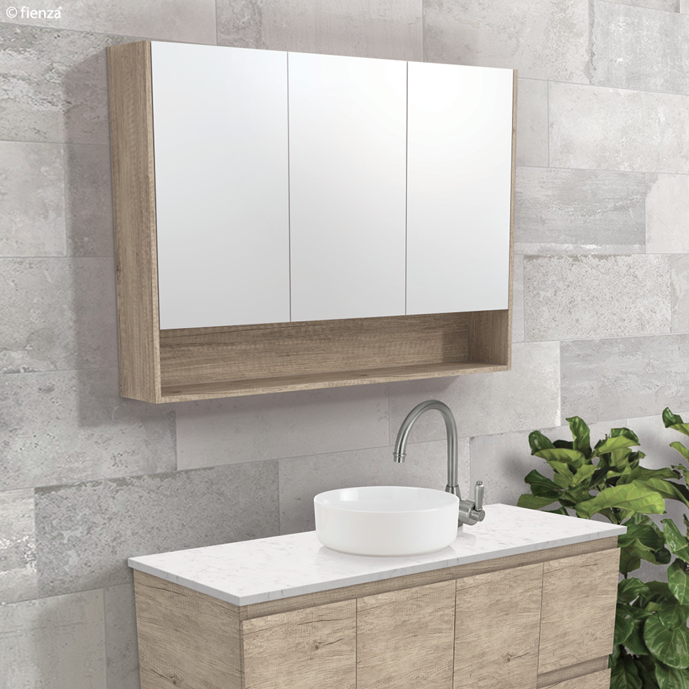 750 Mirror Cabinet with Display Shelf, Gloss White PSC750SW - Image 2