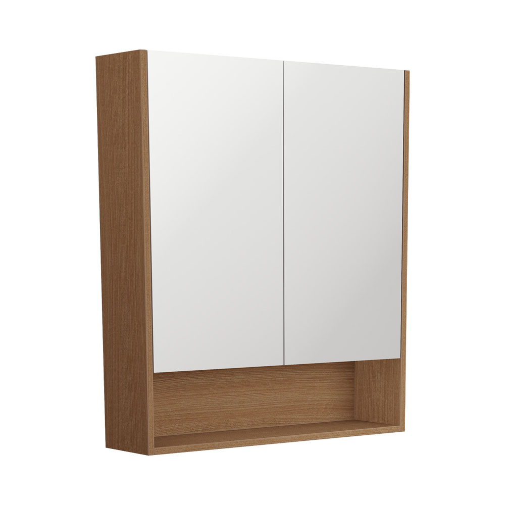 750 Mirror Cabinet with Display Shelf, Walnut PSC750SWA