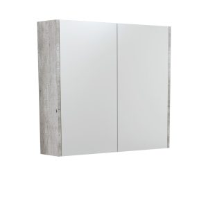 750 Mirror Cabinet with Industrial Side Panels PSC750X