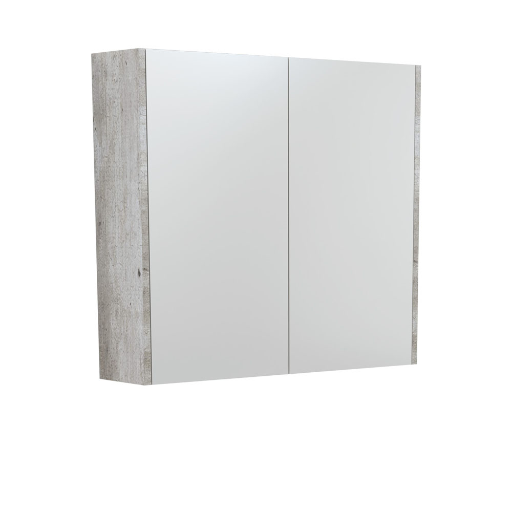 750 Mirror Cabinet with Industrial Side Panels PSC750X