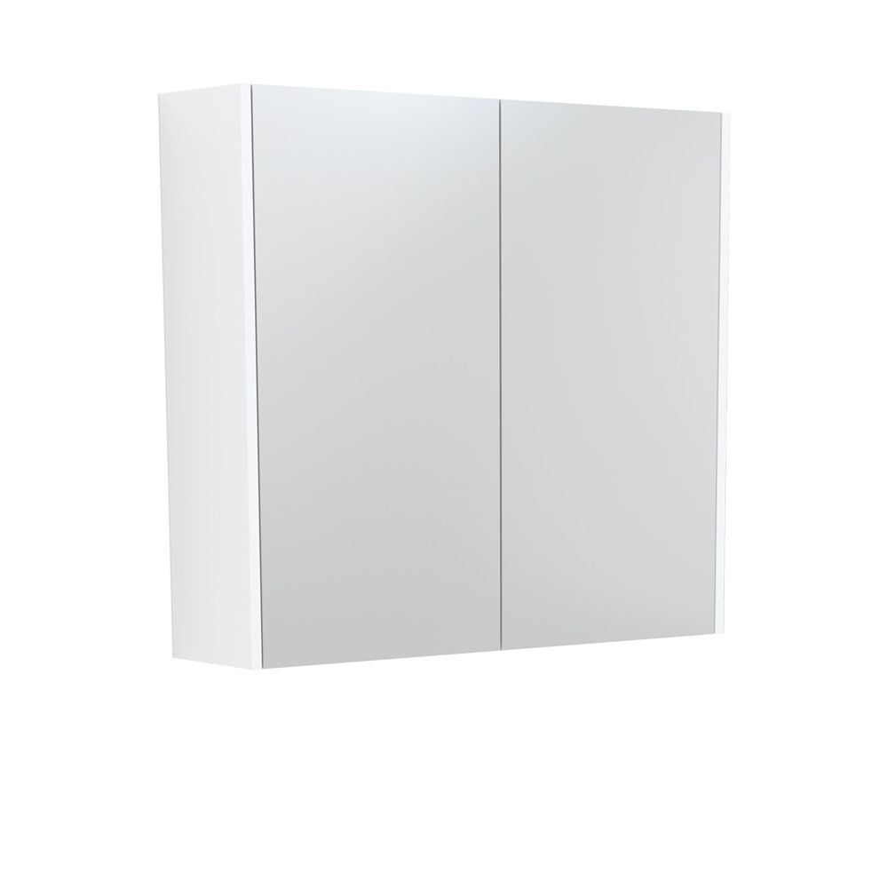 750 Mirror Cabinet with Satin White Side Panels PSC750MW