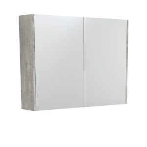900 Mirror Cabinet with Industrial Side Panels PSC900X