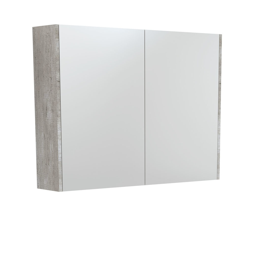 900 Mirror Cabinet with Industrial Side Panels PSC900X