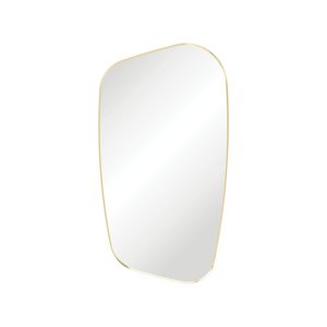 Capriccio Urban Brass Asymmetrical Framed Mirror FMCA65120UB
