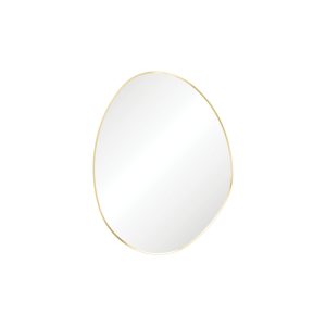 Pebble Urban Brass Asymmetrical Framed Mirror, 700 x 920mm FMPA7092UB