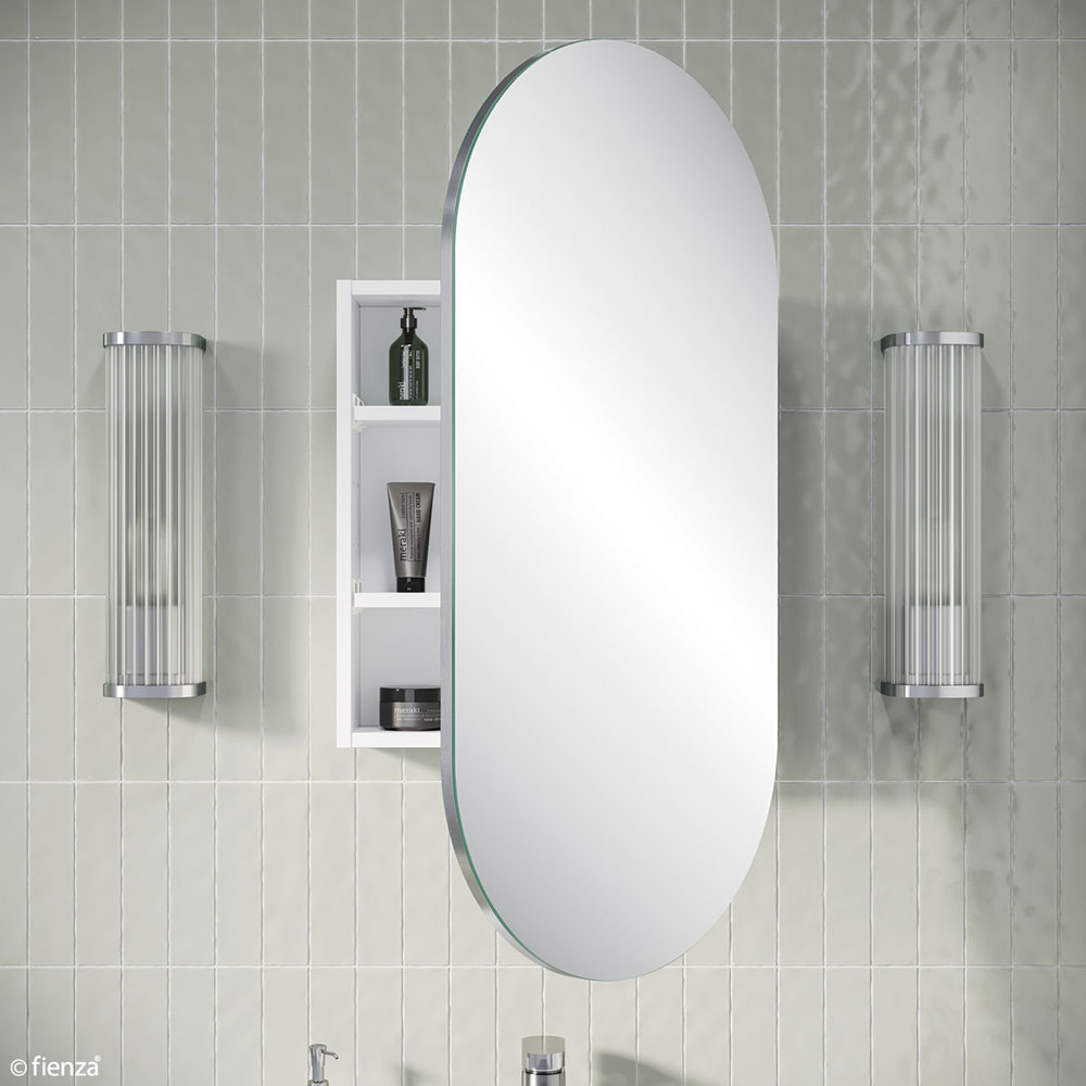 Pill Mirror Cabinet, 450 x 900mm PSH450PILL - Image 5