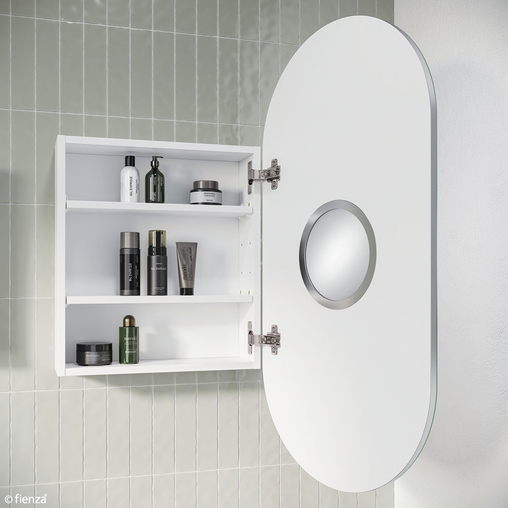 Pill Mirror Cabinet, 450 x 900mm PSH450PILL - Image 4