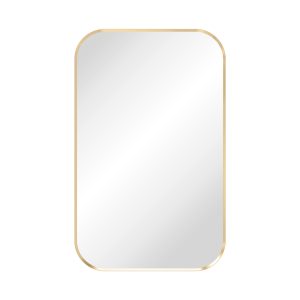 Tono Urban Brass Soft Square Framed Mirror 500 x 800mm FMSS5080UB
