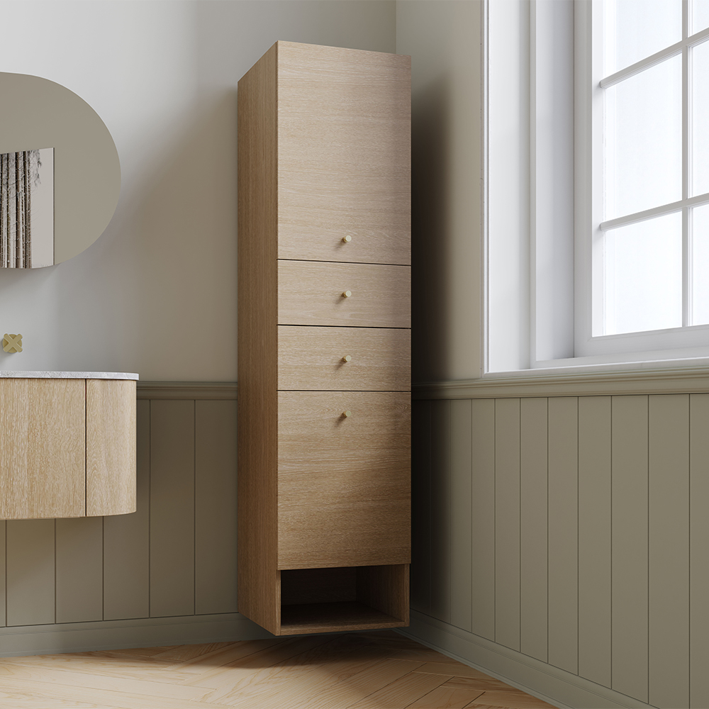 Kassi Wall-Hung Tallboy Cabinet KTBW - Image 5