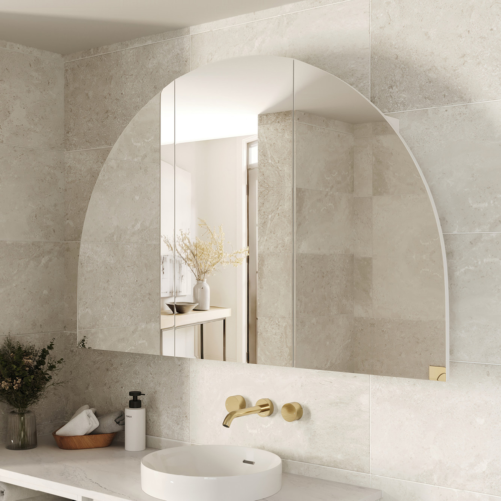 Marlowe Arch Mirror Cabinet, 1200 x 800mm MCA12080D3 - Image 7