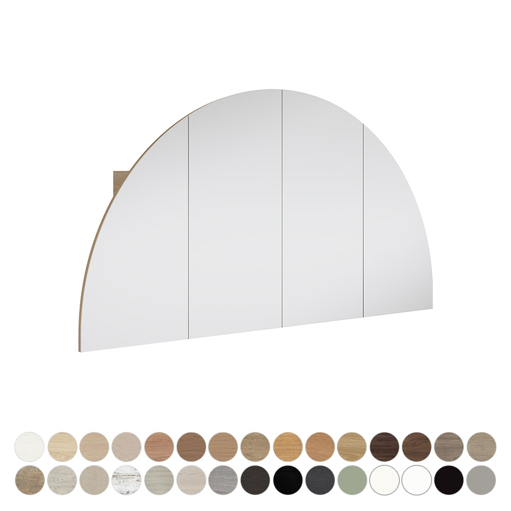 Marlowe Arch Mirror Cabinet, 1500 x 800mm MCA15080D4