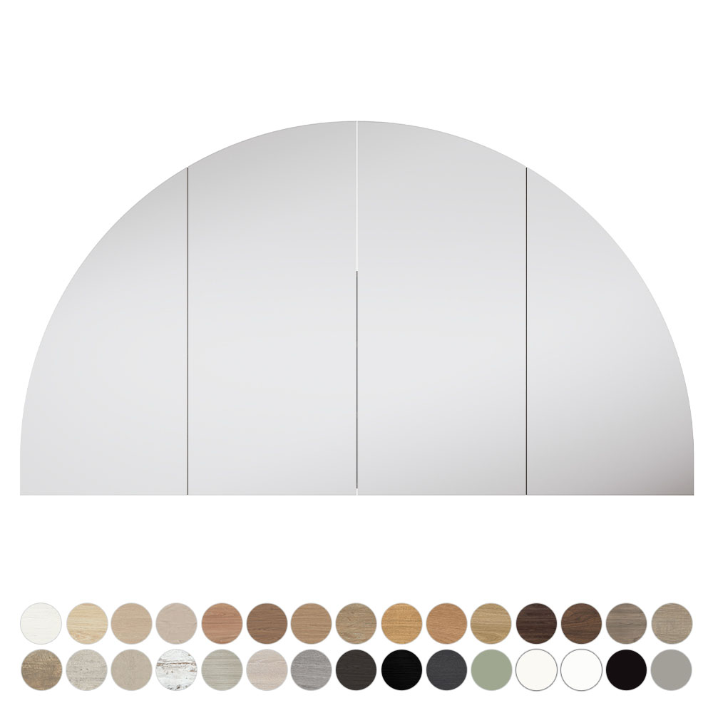Marlowe Arch Mirror Cabinet, 1800 x 1000mm MCA180100D4 - Image 2