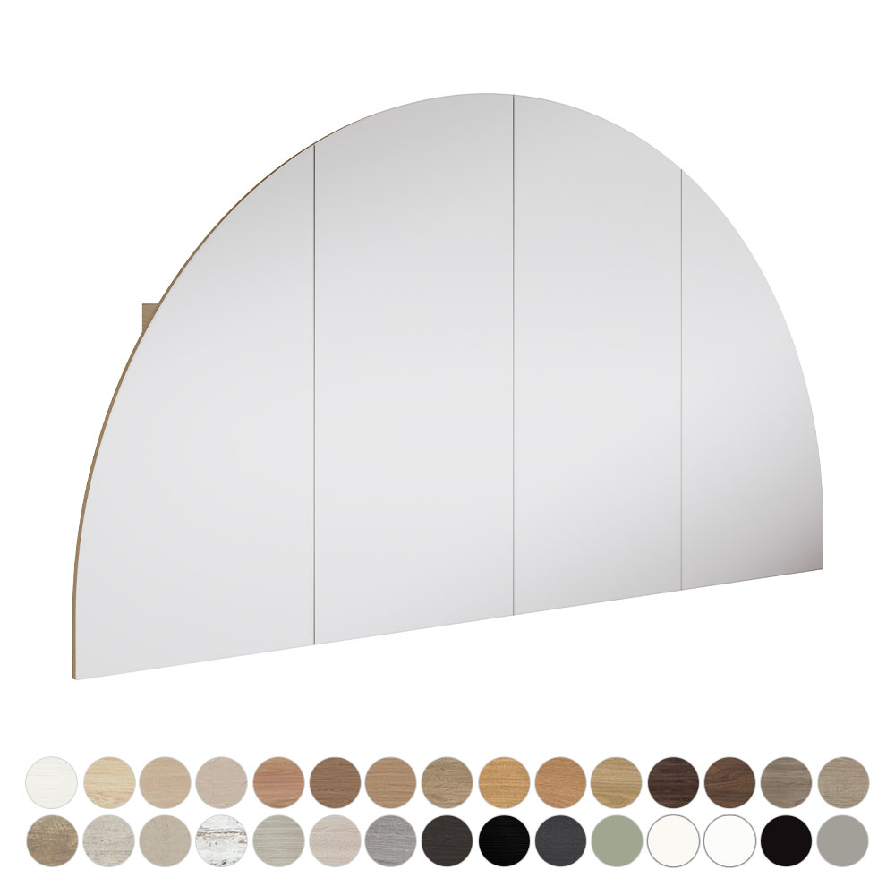 Marlowe Arch Mirror Cabinet, 1800 x 1000mm MCA180100D4