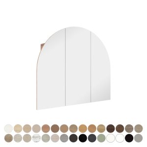 Marlowe Arch Mirror Cabinet, 900 x 800mm MCA9080D3