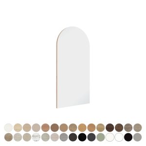 Marlowe Arch Mirror with Edge, 400 x 800mm MFA4080