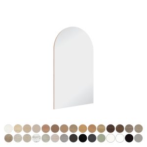 Marlowe Arch Mirror with Edge, 600 x 1000mm MFA60100