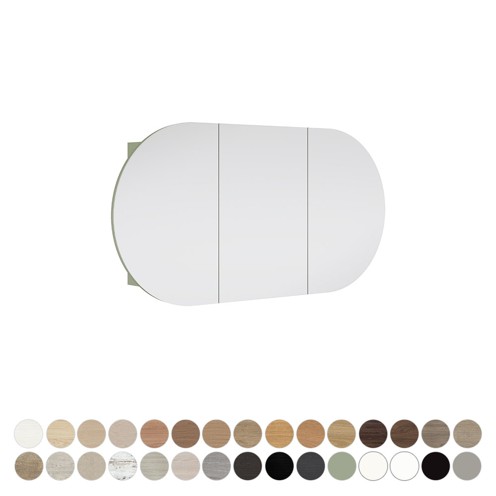 Marlowe Pill Mirror Cabinet, 1200 x 600mm MCP1200