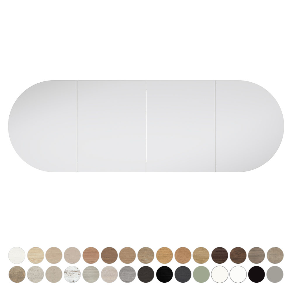 Marlowe Pill Mirror Cabinet, 1800 x 600mm MCP1800 - Image 2