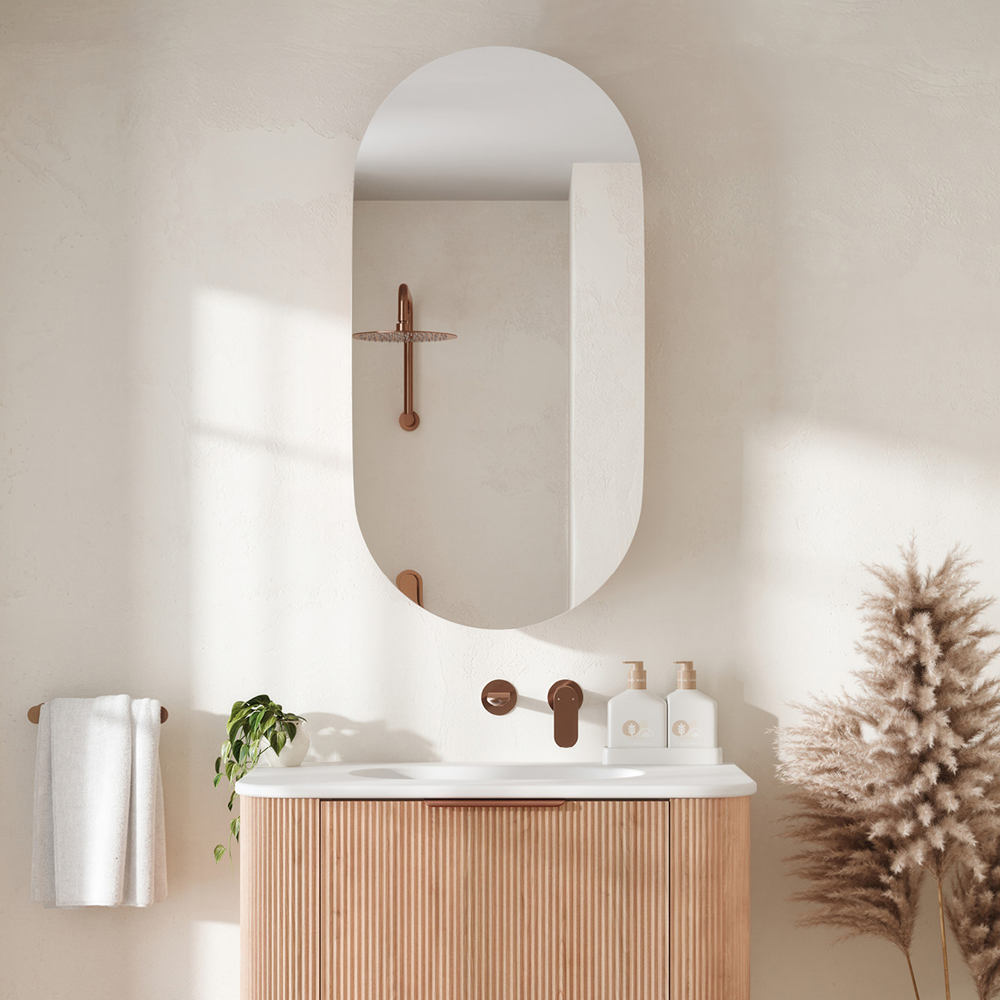 Marlowe Pill Mirror Cabinet, 450 x 900mm MCP4590 - Image 8
