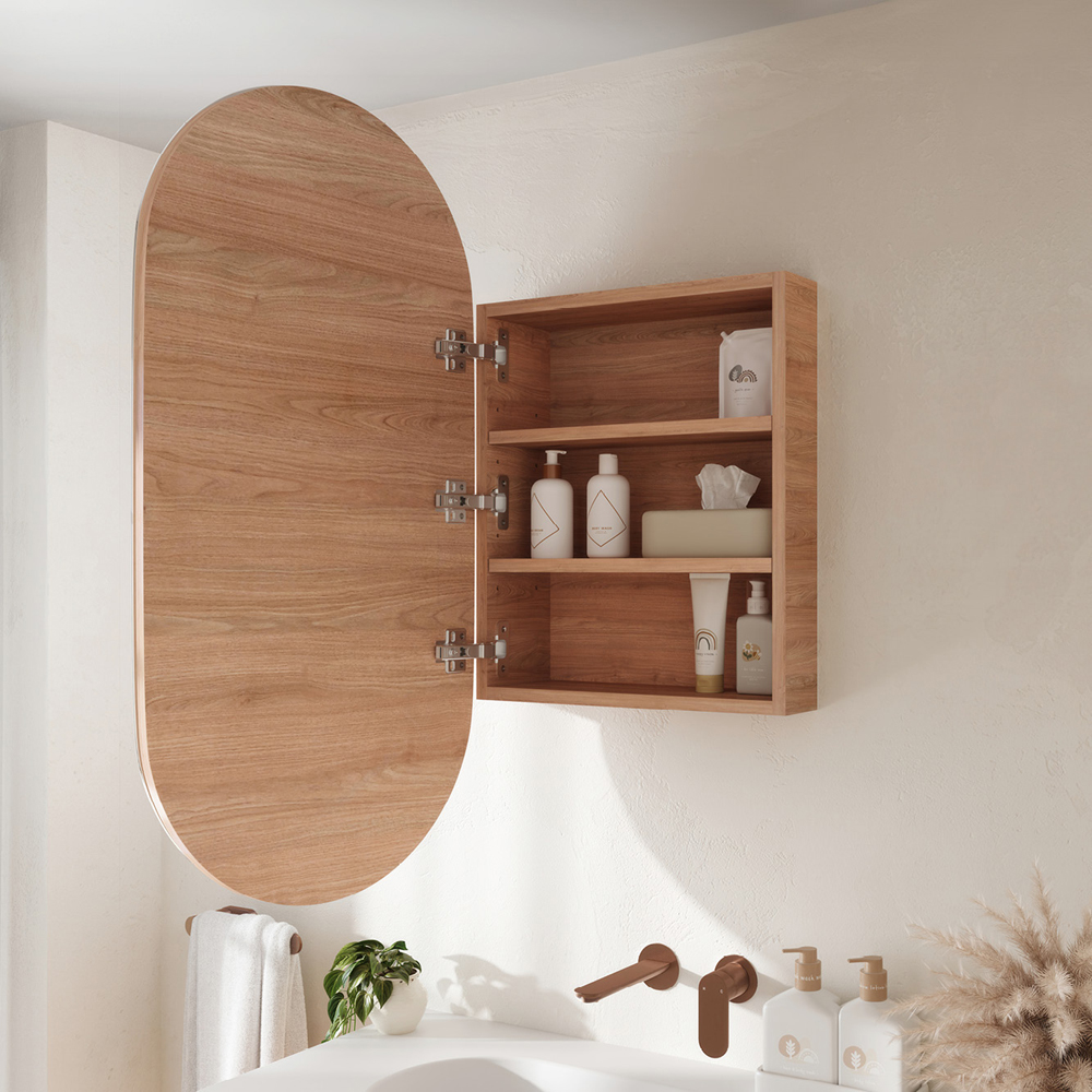 Marlowe Pill Mirror Cabinet, 450 x 900mm MCP4590 - Image 5